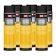 SEM 39853 Black Bumper Dashboard Plastic Spray Texture Coating 16 oz (6 Pack)