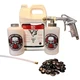 NHOU V3 Clear Pro Undercoating Gun &ndash; Straight Wand Kit (2 W Quart Bottles)