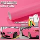 Premium Ultra Matte Flat Pink Car Auto Vinyl Wrap Sticker Decal Sheet Film DIY