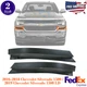 Front Bumper Fillers Set Primed For 2016-2019 Chevrolet Silverado 1500