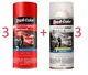 6 Cans INDY RED Dupli-Color Custom Wrap Wet Look Step 1 Prep/Step 2 Removable