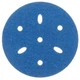 3M Hookit 321u Blue Sandpaper 6" Disc 180 Multi-Hole 50/Bx #36176