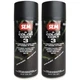 SEM Color Coat 3 Satin Black 12oz Aerosol Flexible Interior Paint 2Pk