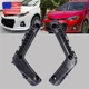 Bumper Bracket Set For 2014-2016 Toyota Corolla Driver & Passenger Side Black