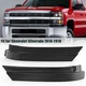 Left and Right Bumper Filler Fit For 2016-2018 Chevrolet Silverado 1500 Set of 2