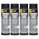 SEM High Build Primer Surfacer Black Color Aerosol Coating 42003, 4 Pack
