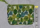 Vera Bradley Quilted zip pouch In retired Rare Lime's Up leaf pattern 5&rdquo; X 6.5&rdquo;