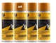 CATERPILLAR YELLOW PAINT AEROSOL 458-9587 - 590-0196 GENUINE CAT 4C4200 (4) PACK