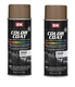 SEM COLOR COAT SADDLE TAN Vinyl Spray Auto Paint 12 oz. SEM 15033 (2 Pack)