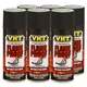 VHT High Temp Paint VHTSP102 (6-PACK); FlameProof 11oz Flat Black 1300&deg;F-2000&deg;F