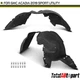 2x Inner Fender Liners Thermoforming PET for GMC Acadia 2019 Sport Utility Front
