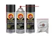 Fluid Film Black (3 Aerosol Cans) with DU-Most 2' Extension Hose & Nozzle, Lo...