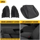 For Honda Pilot 09-15 Front Door & Armrest Center Console Leather Cover Skins 3~