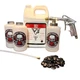 NHOU V3 Clear Pro Undercoating Gun &ndash; Straight Wand Kit (3 W Quart Bottles)