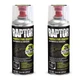 U-Pol 4883 Raptor 2K Aerosol Truck Bedliner Protective Coating - Black, 2-Pack