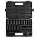 SUNEX TOOLS 2668 1/2 Inch Drive Master Impact Socket Set 39-Piece SAE 3/8" - 1-1