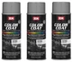 SEM 15763, Storm Gray, Color Coat Vinyl Paint, Aerosol (3 Pack)