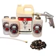 NHOU V3 Clear Pro Undercoating Gun &ndash; 360* Wand Kit (3 W Quart Bottles)