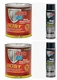 POR 15 45818 Top Coat Spray Paint, 45004 Rust Preventive Paint (Pack of 2)