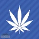 Pot Leaf Cannabis Vinyl Decal Sticker 420 Marijuana Weed
