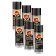 Fluid Film 11.75 Oz Undercoating Protection Aerosol Spray Can Black 6 Pack