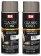 SEM 17163 Classic Coat Medium Dark Pewter for Interior Vinyl & Leather (2 Pack)